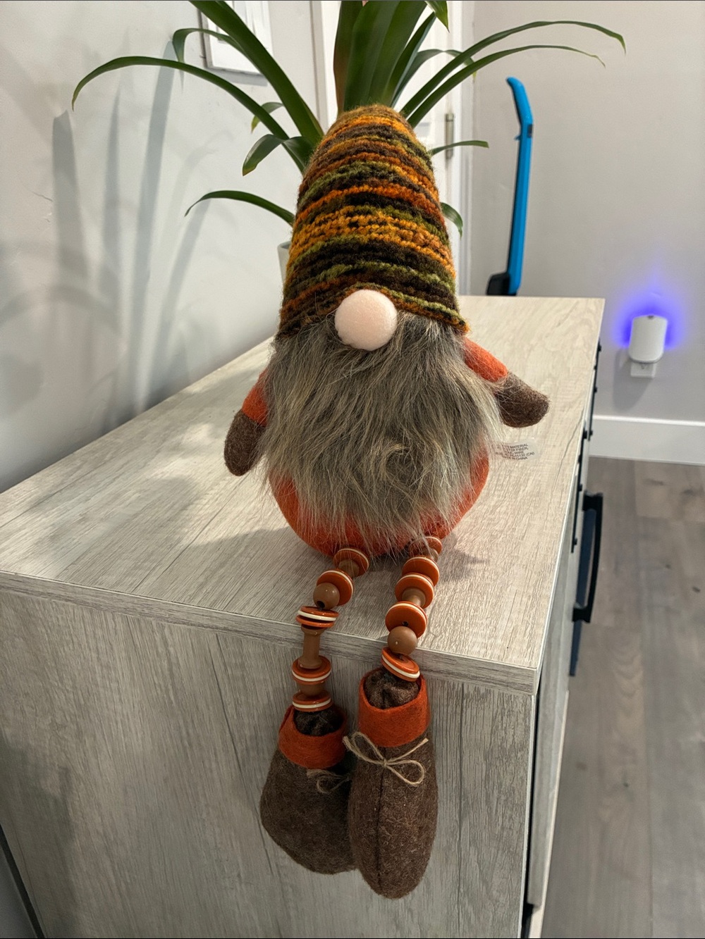 Kirkland Signature Orange & Brown Knit-Hat Gnome